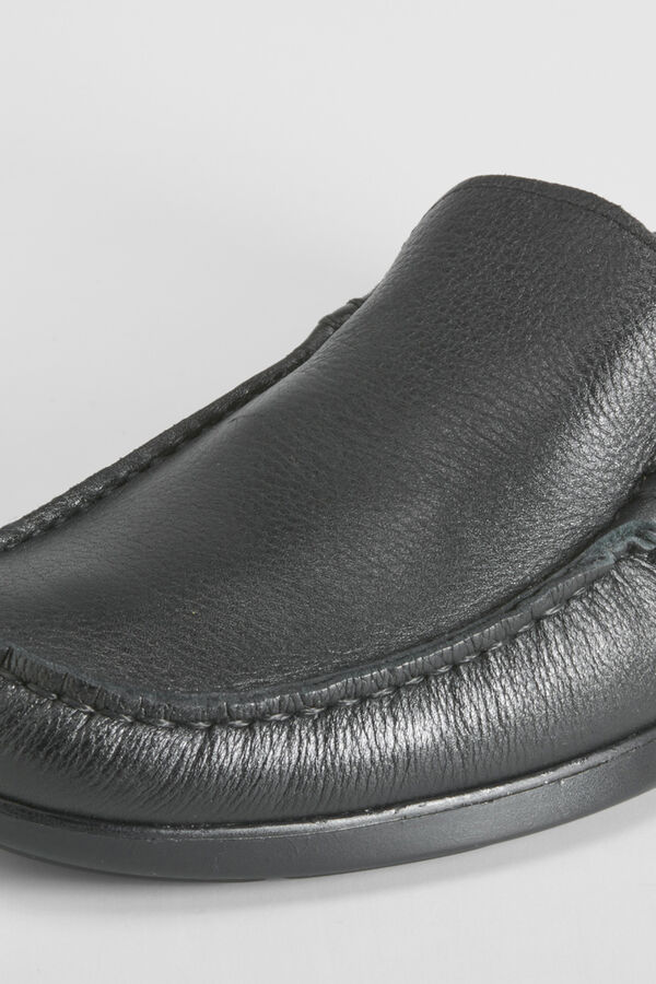 Comfeet Mocas&iacute;n confort piel ligero COMFEET Negro