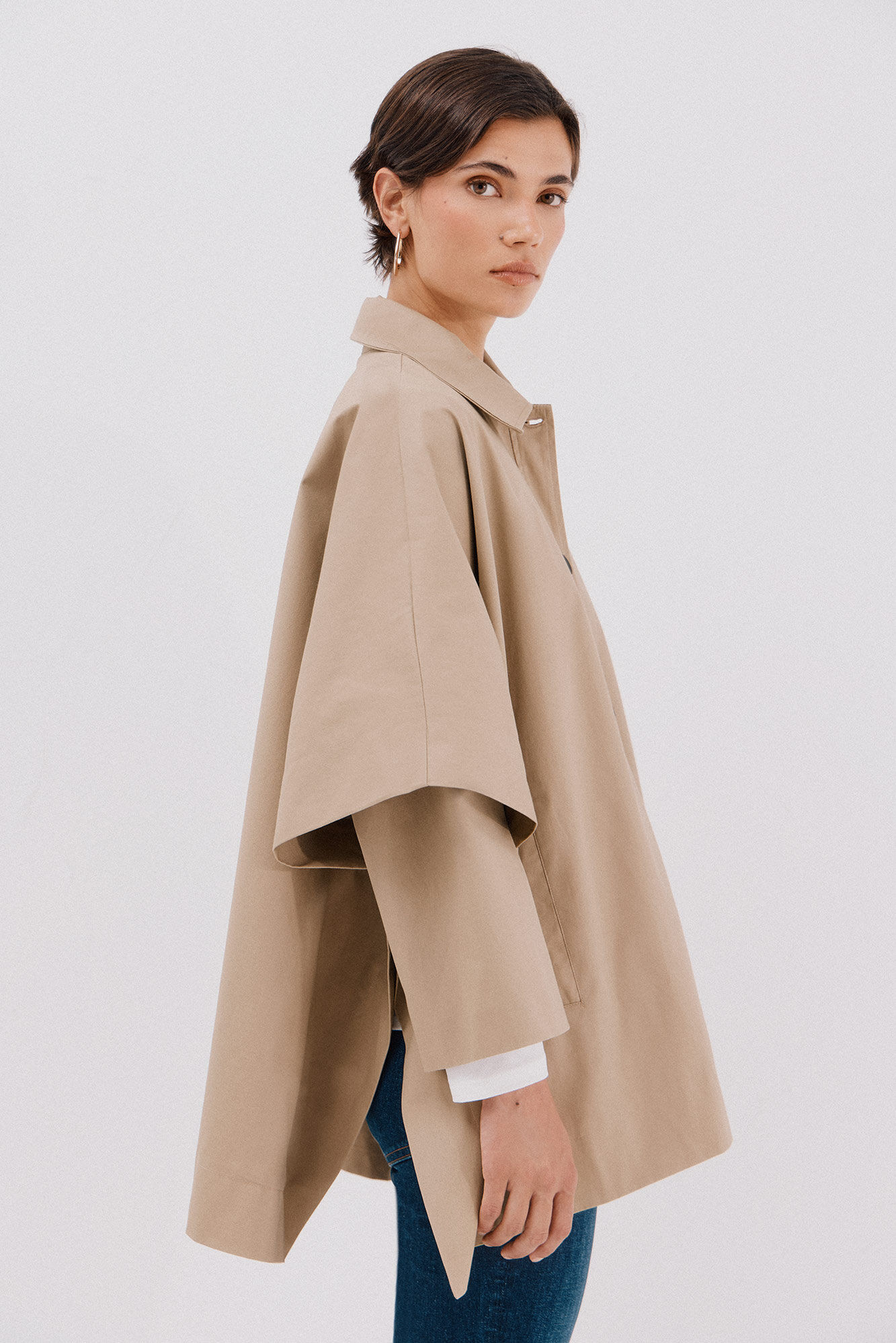 Cortefiel tecido de gabardina