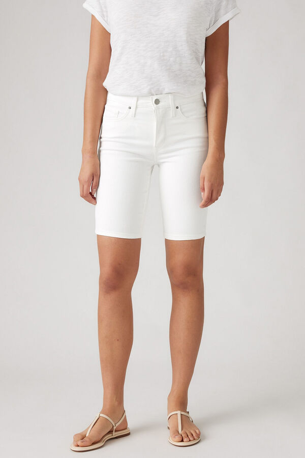 Levi's Bermuda moldadora Branco