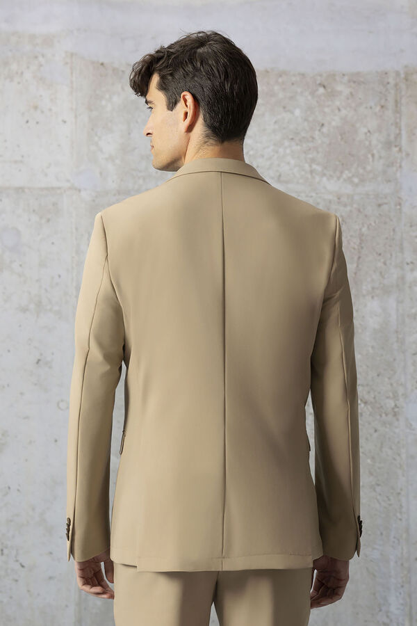 elPulpo Blazer cinza clássico ultraleve Castanho