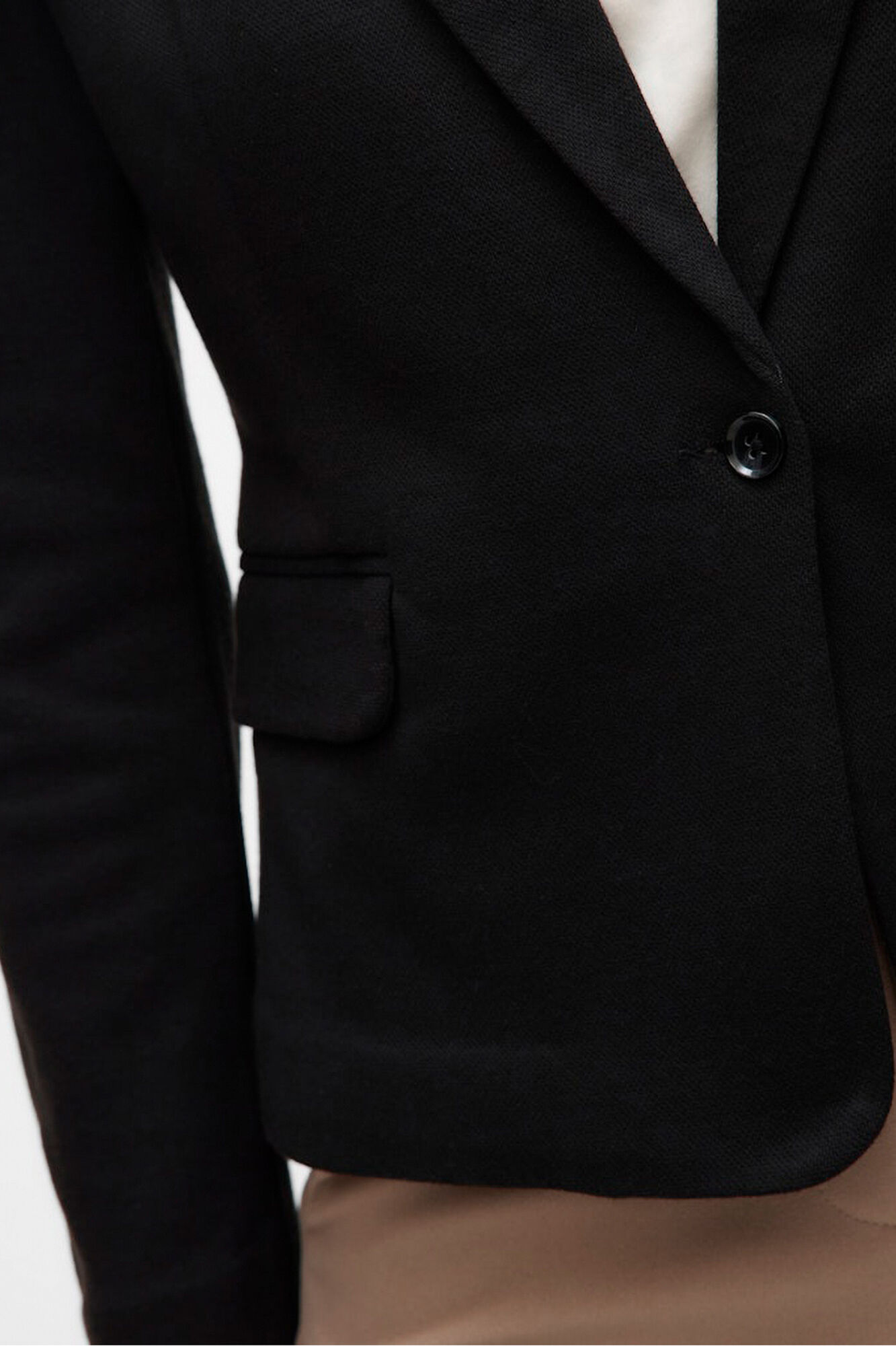 Vero Moda Blazer feminino de manga comprida com bolsos