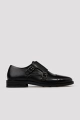 Cortefiel Two buckle dress shoe Black