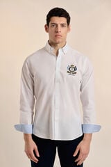 Valecuatro Camisa do escudo Branco