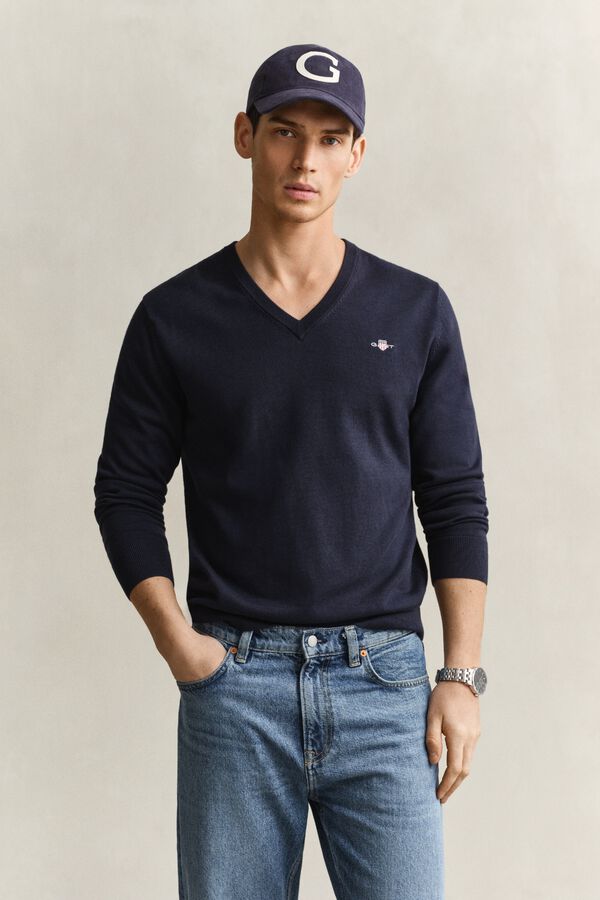 Gant Camisola de gola redonda Azul
