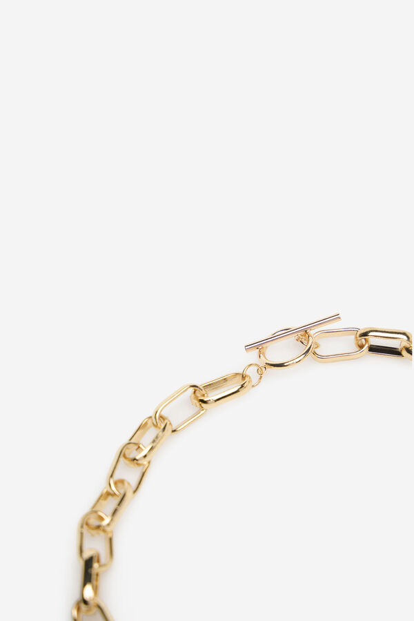 Cortefiel Short chain necklace Yellow