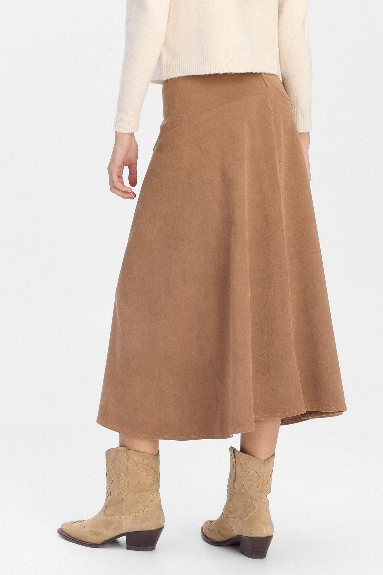 Suede effect skirt hotsell