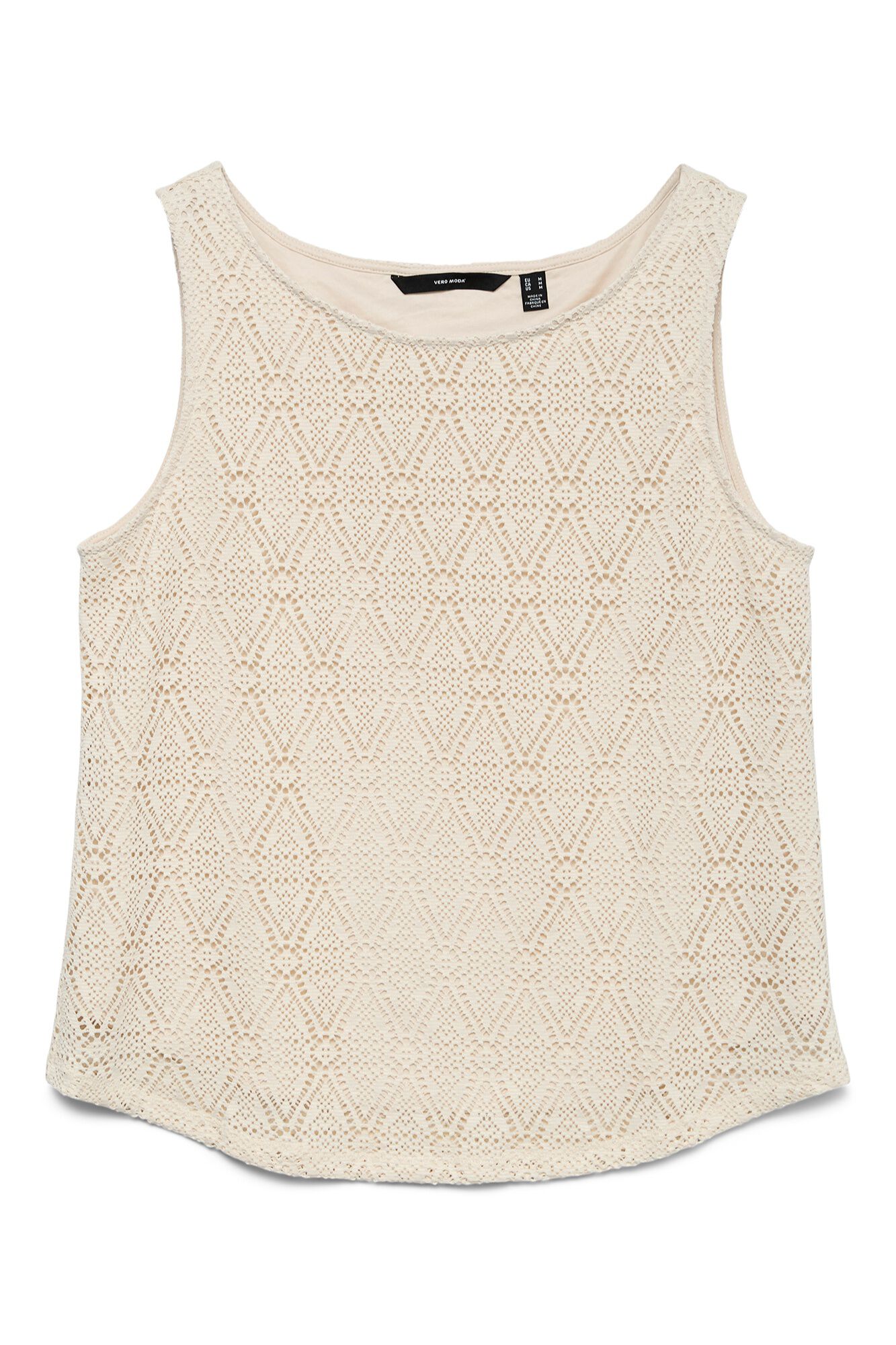 Vero Moda Top de crochet sem mangas