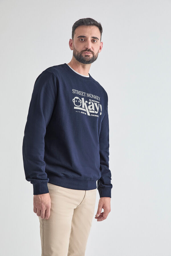 Street Monkey Sweatshirt  Navy