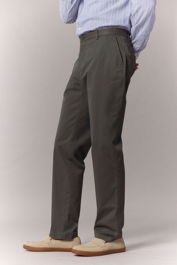 OOTO Cotton co-ord suit trousers Kaki