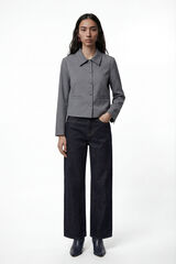 Vero Moda Jaqueta estilo blazer com bot&otilde;es forrados Cinzento