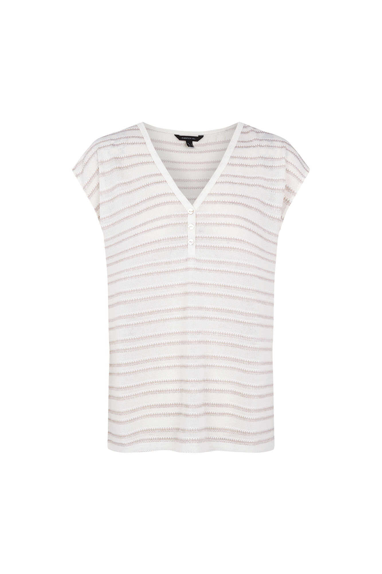 Cortefiel Striped structure T-shirt