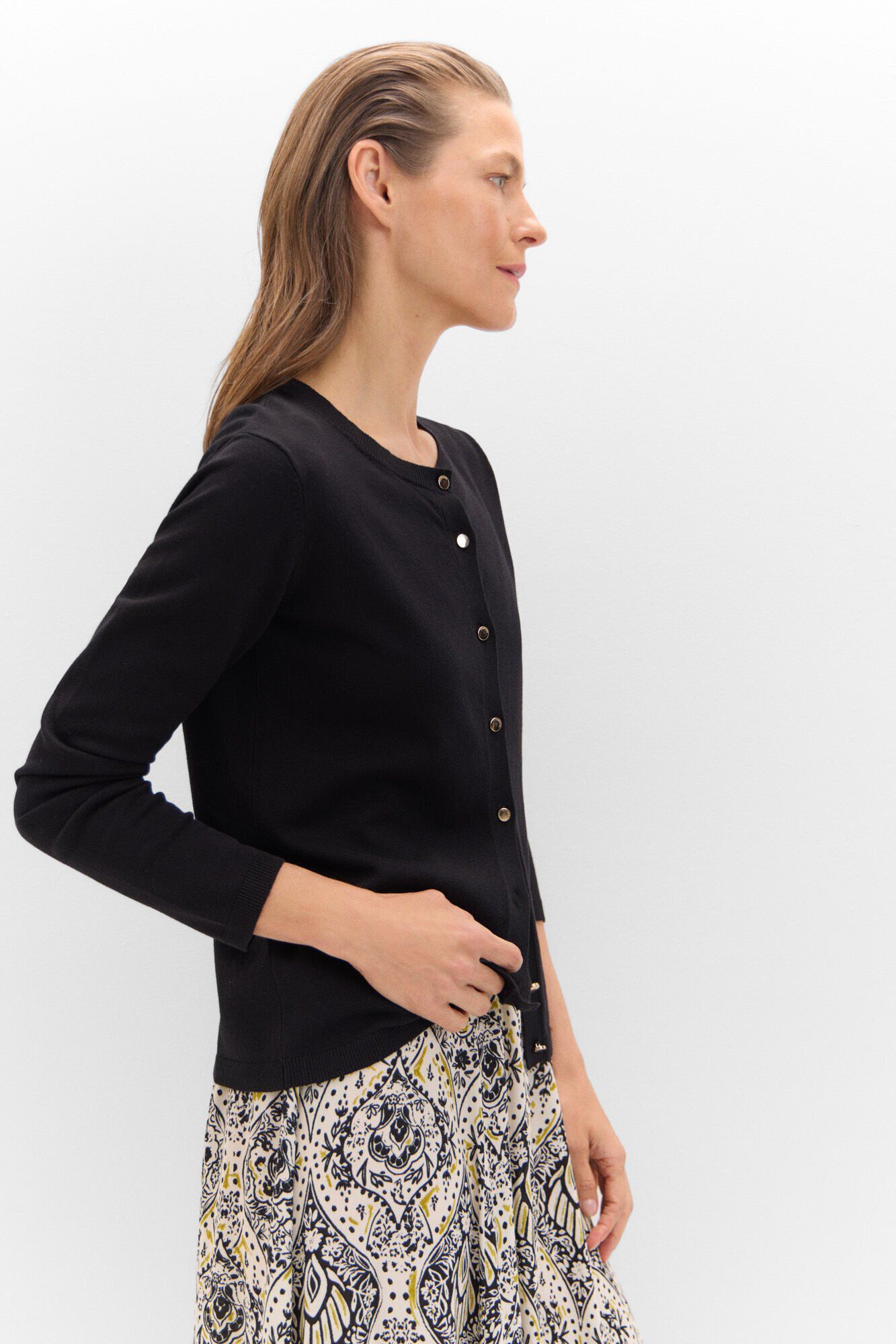 Chaqueta basica punto Chaquetas de mujer Cortefiel