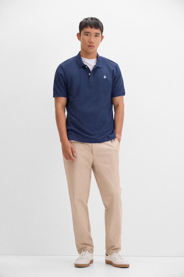 Cortefiel Essential polo shirt Navy