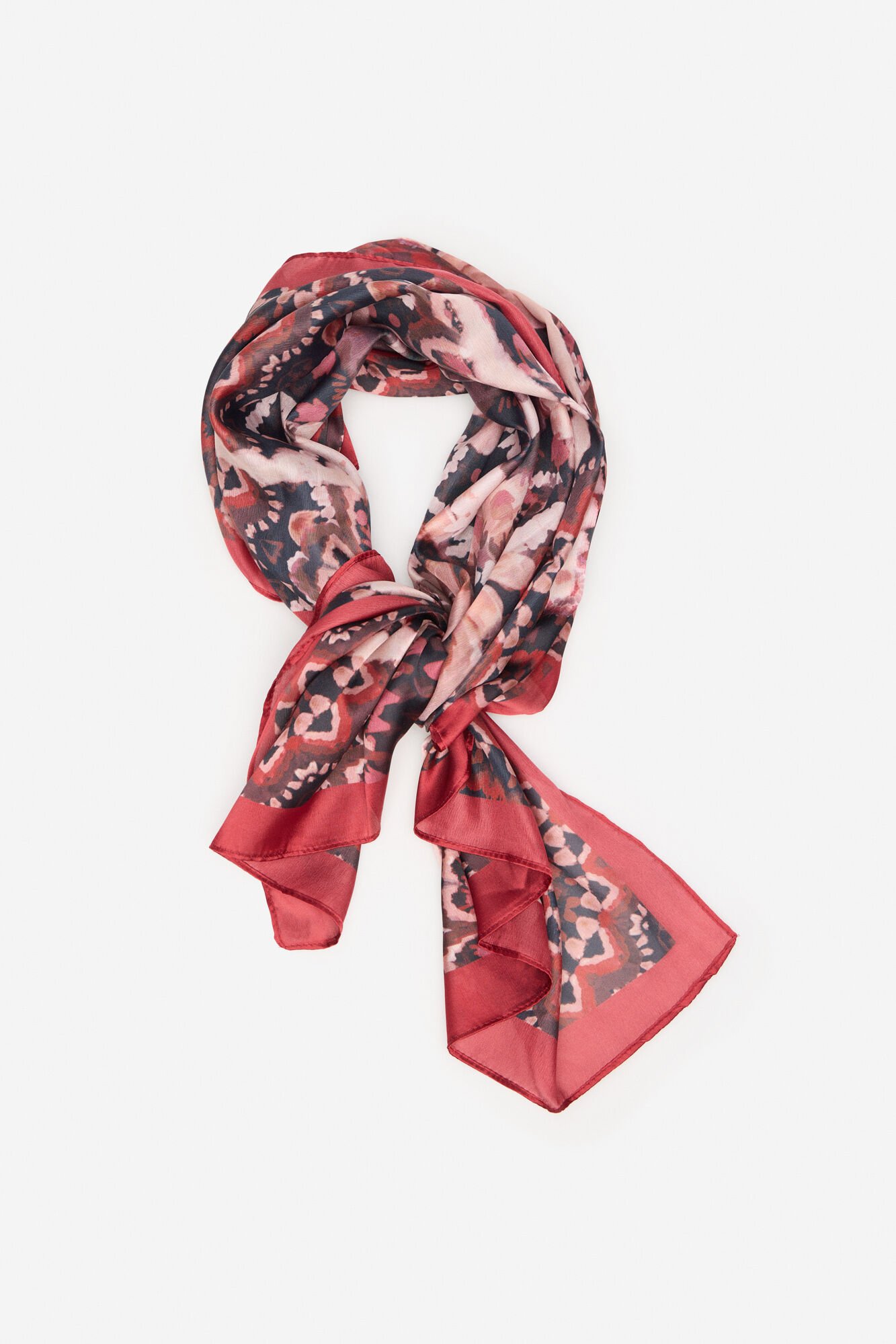 Cortefiel Kaleidoscope silk scarf