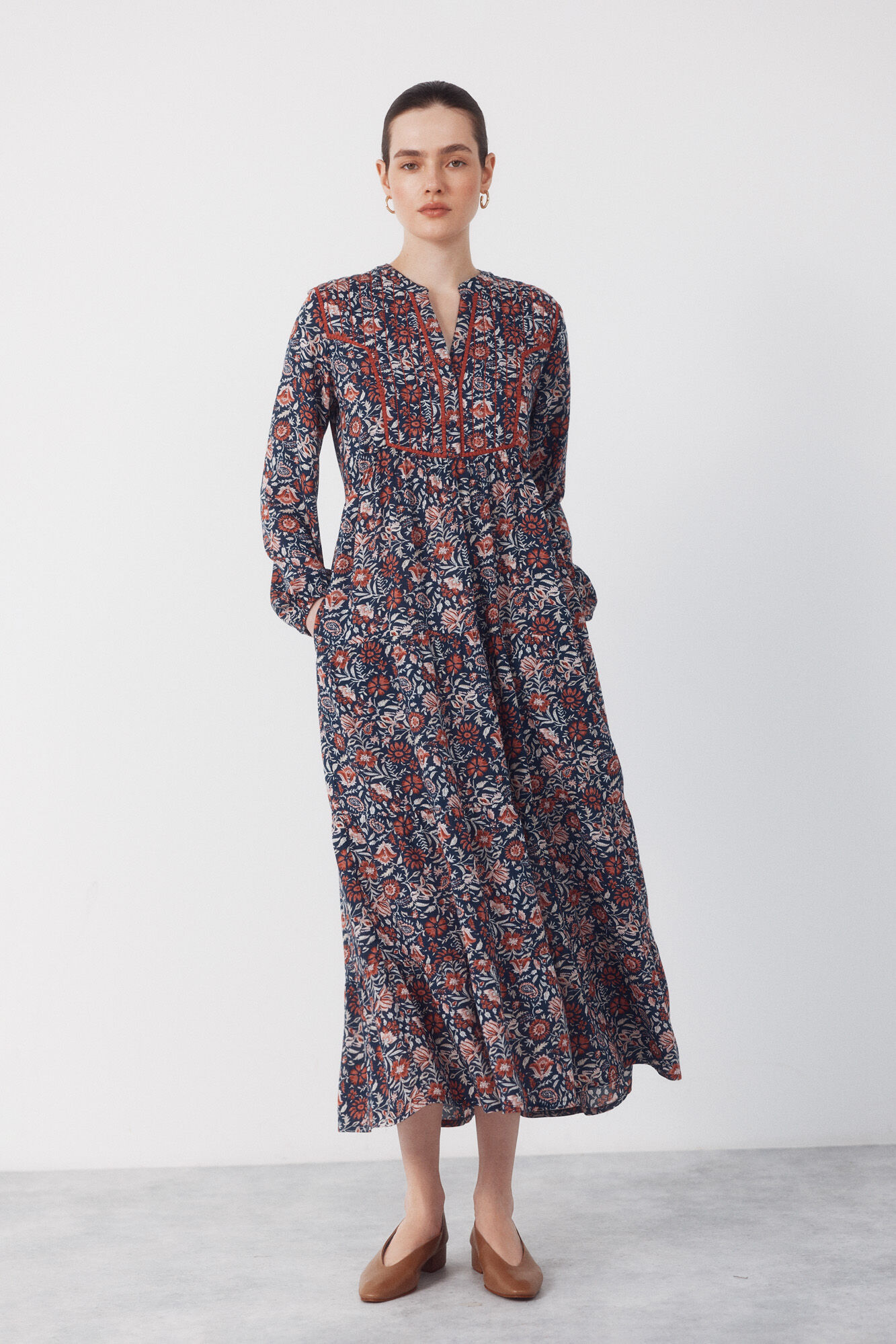Cortefiel Fluid printed dress