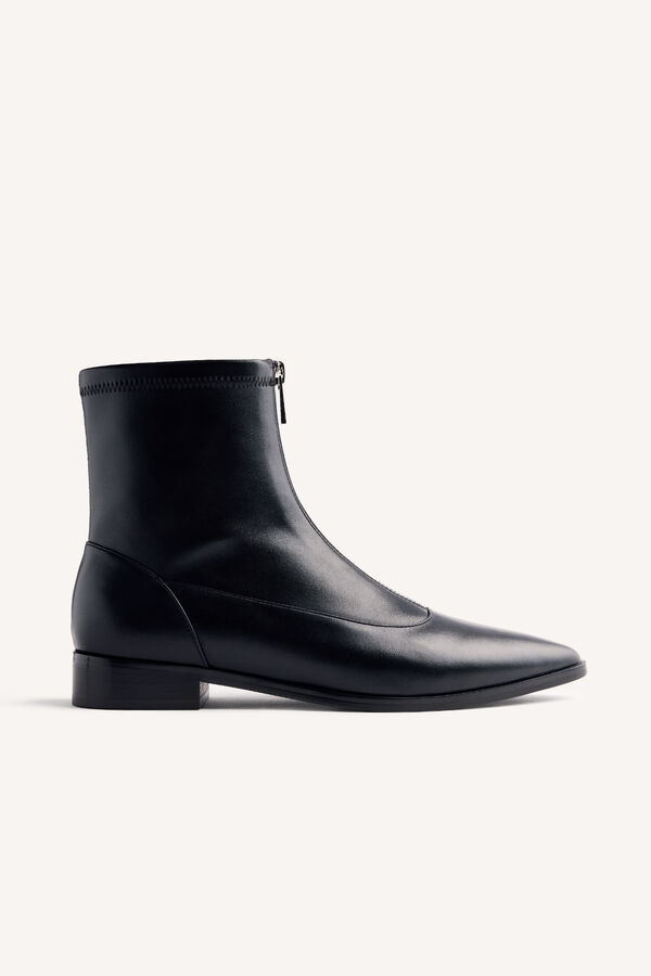 Gioseppo Elastic zip fastening ankle boots Black