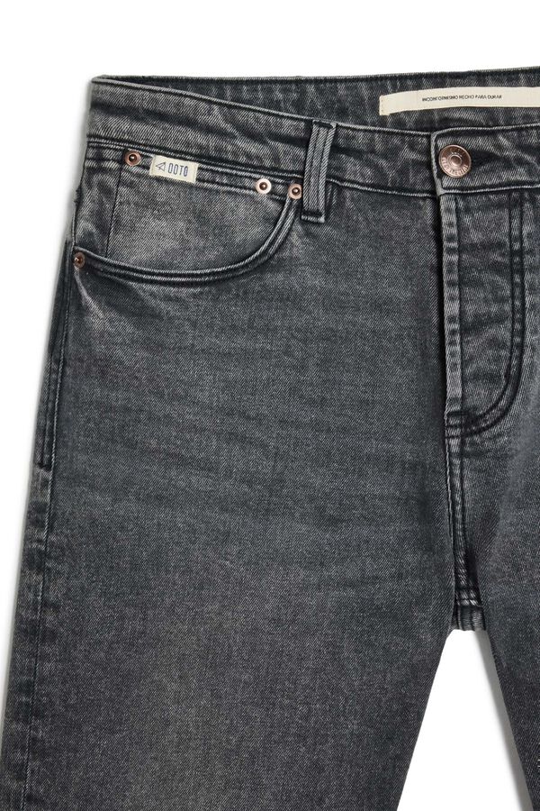 Cortefiel Grey slim fit medium wash jeans Grey