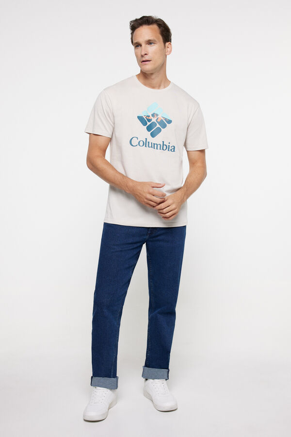 Cortefiel Columbia Rapid Ridge T-shirt™ back for men Beige
