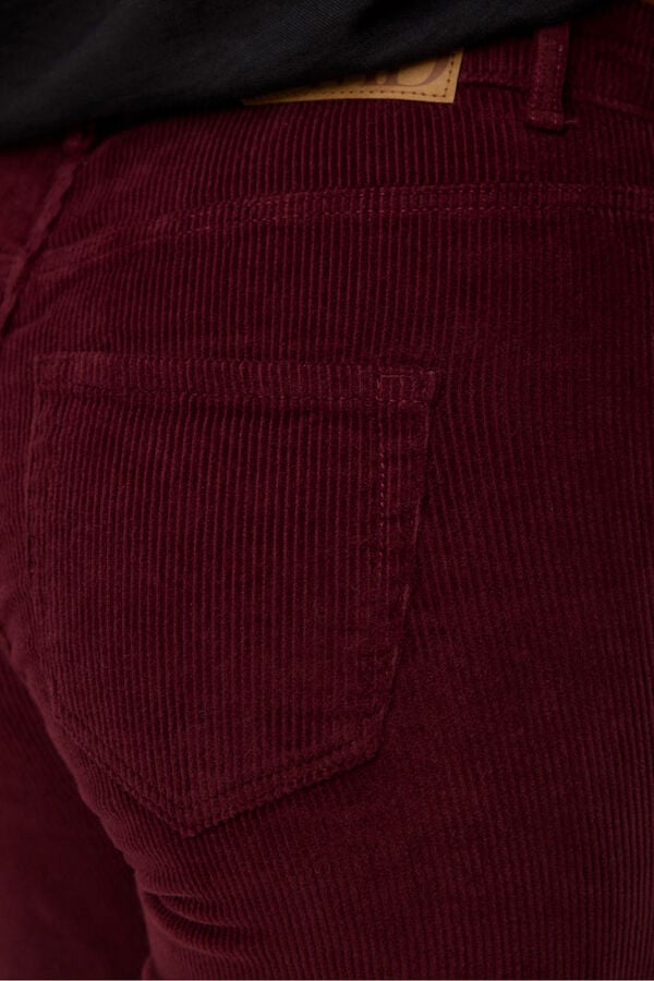 Vero Moda Calça calça boca de sino Vermelho