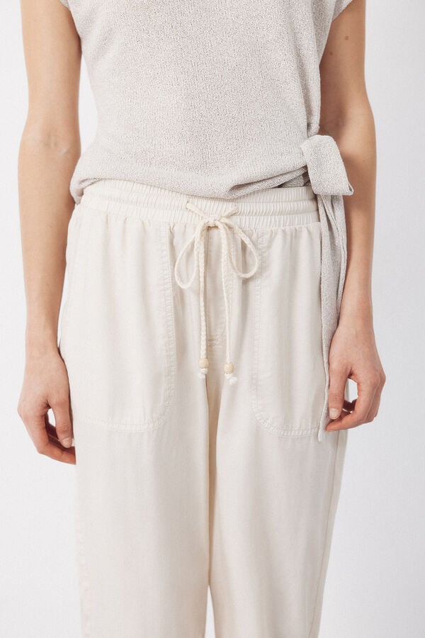 Cortefiel Tencel fluid trousers Multicolour