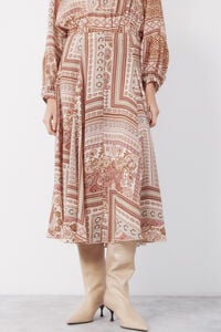 Cortefiel Printed keel skirt