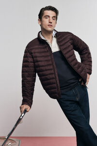 Cortefiel Ultralight thermolite jacket Maroon