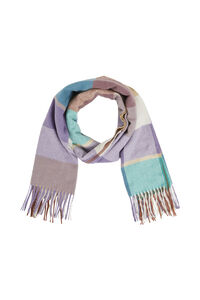 Cortefiel Checked scarf Lilac