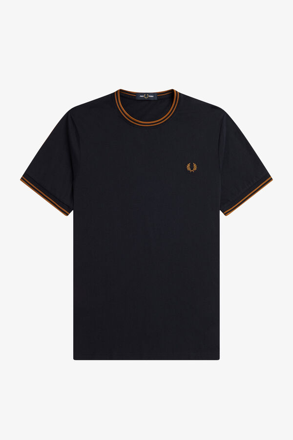 Cortefiel Fred Perry short sleeve t-shirt Navy