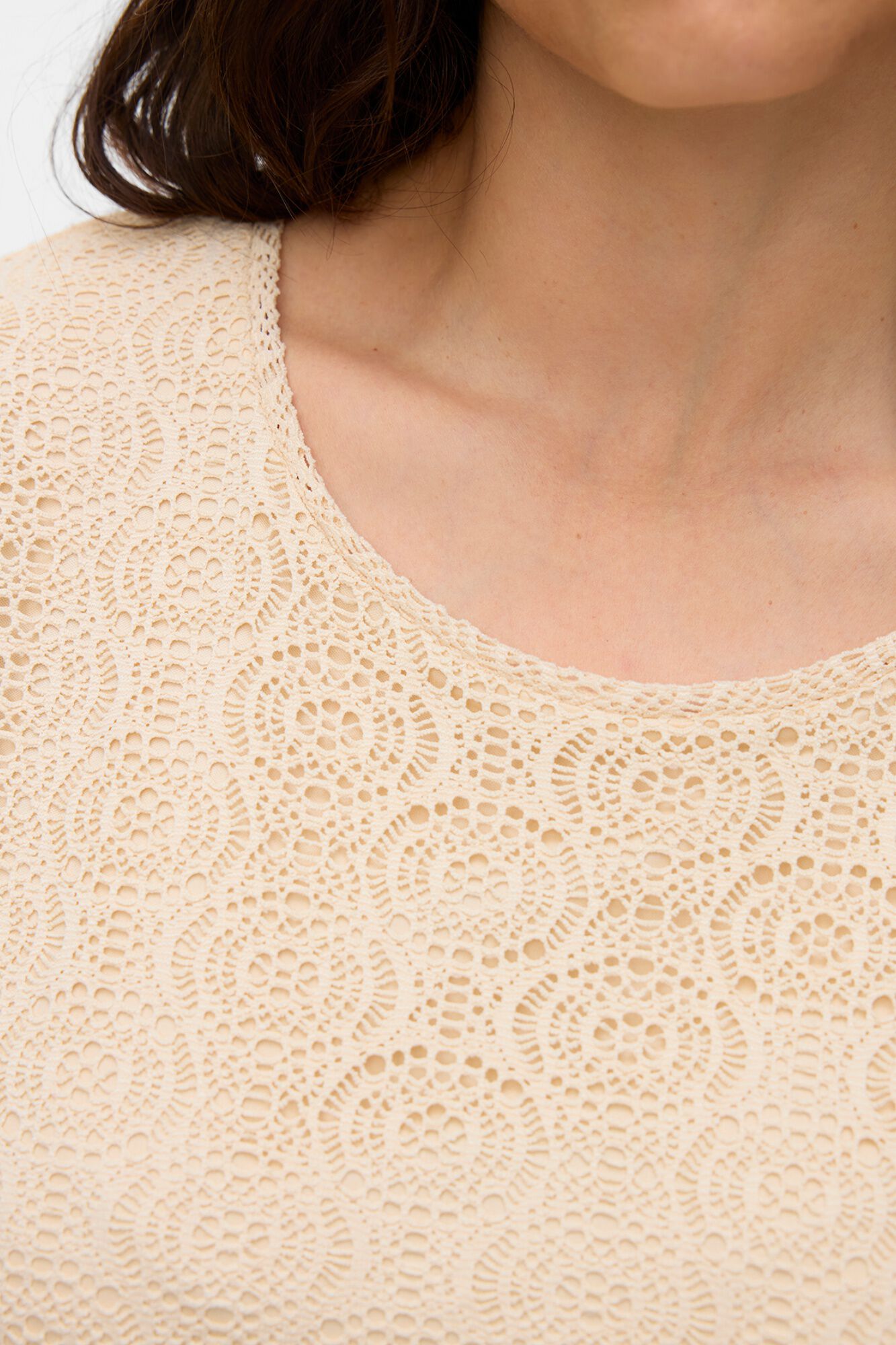 Vero Moda Curve Openwork details plus size top