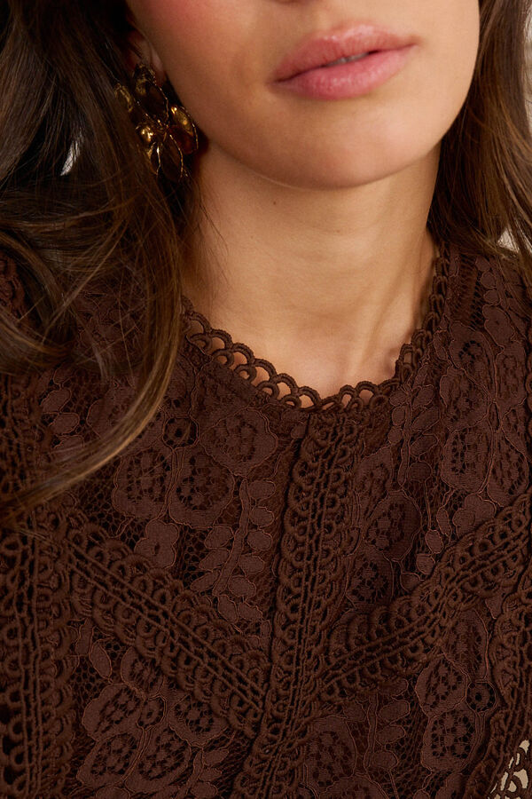 Polín Et Moi Top de renda Alda Castanho