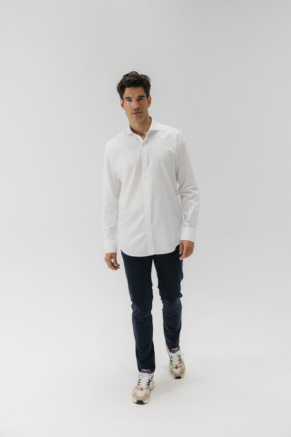 elPulpo Camisa social Royal Oxford Branco