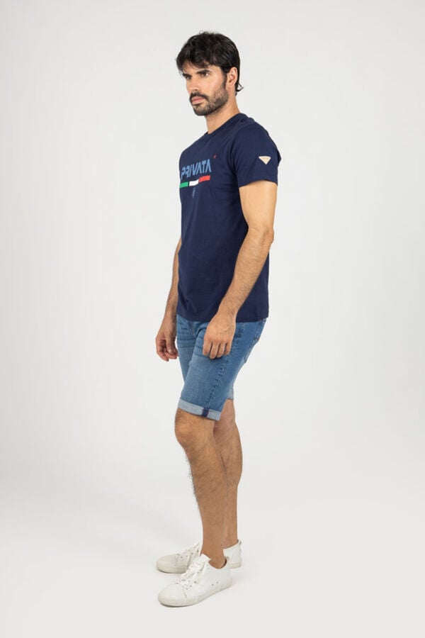 Privata Short sleeve T-shirt Navy