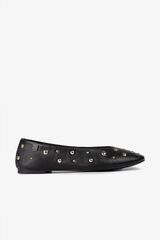 Popa Studded ballet flats ETOILE Black