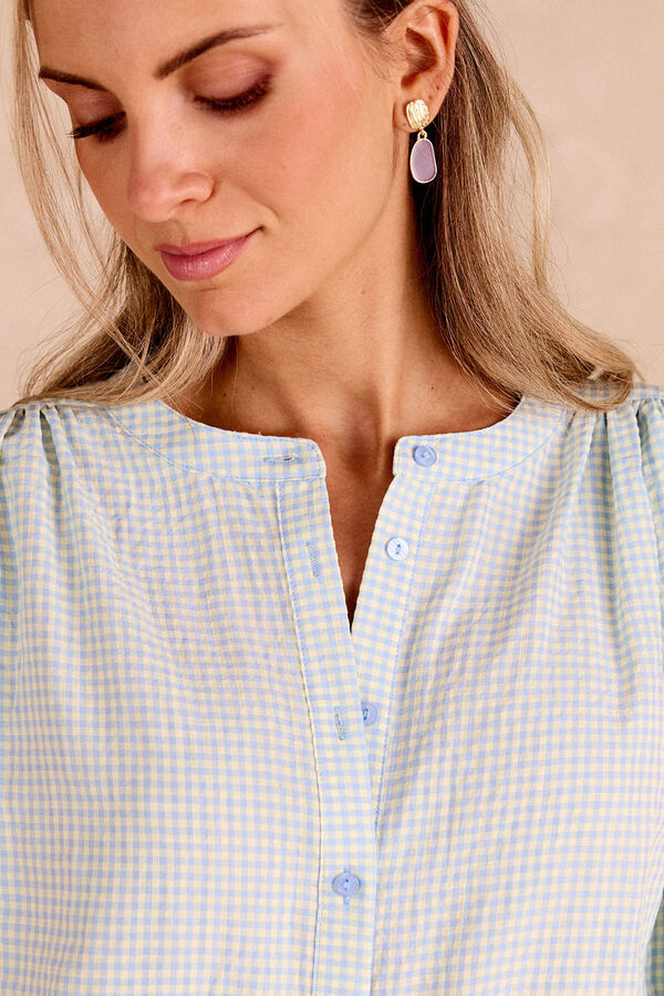 Polín Et Moi Blusa azul claro Vicky Azul