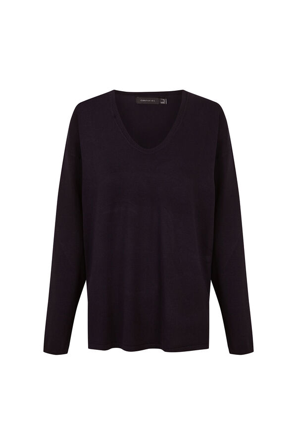 Cortefiel V-neck jumper Navy