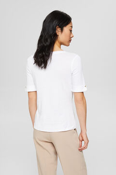 Cortefiel 100% BCI organic cotton T-shirt White