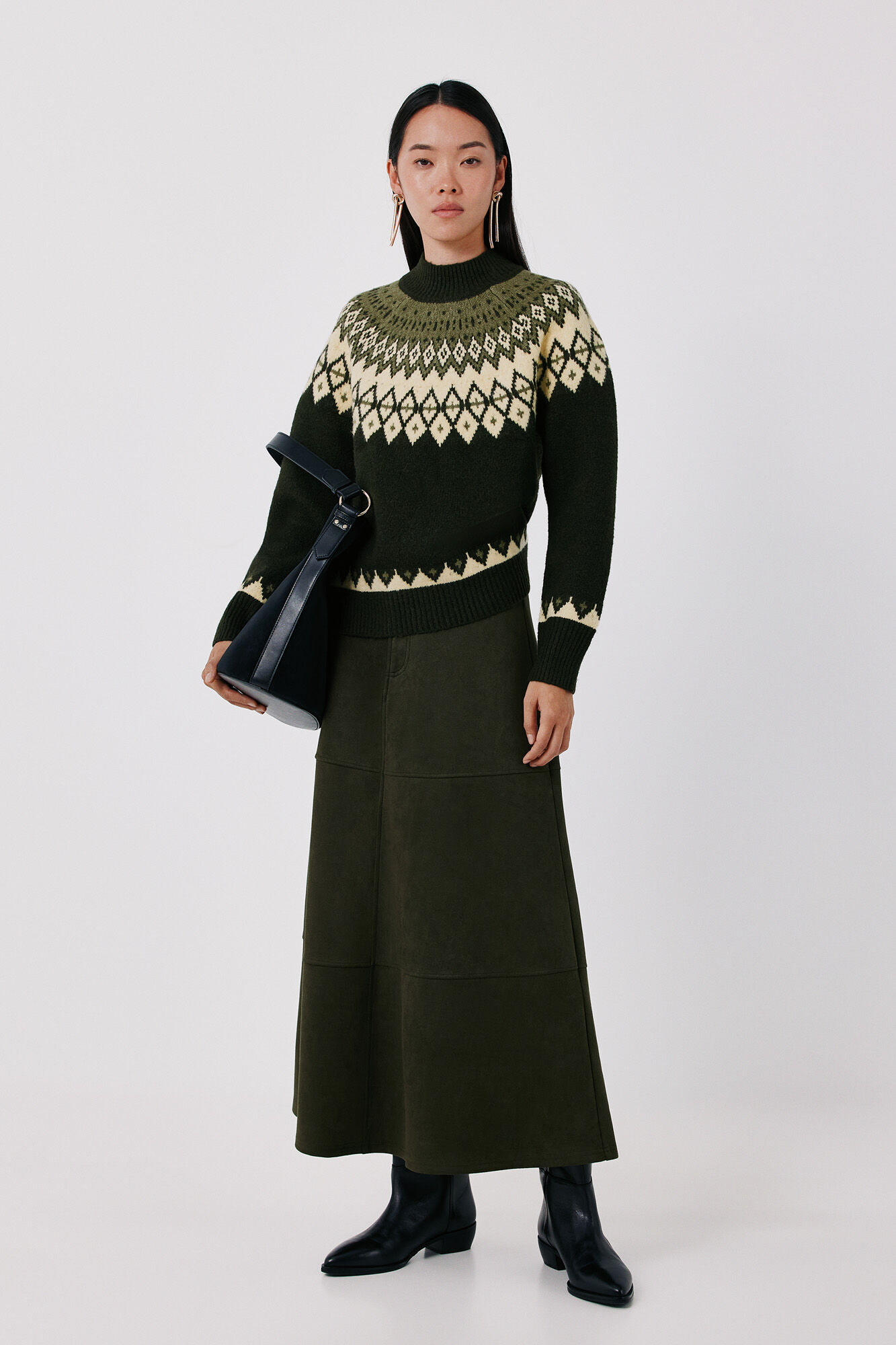 Cortefiel Positional jacquard jumper
