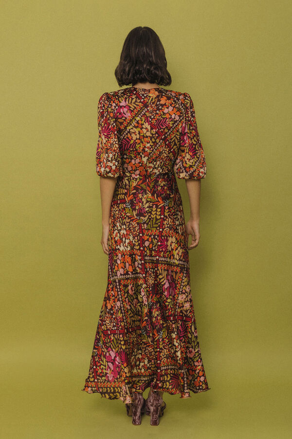 Cherubina Molly midi dress Brown