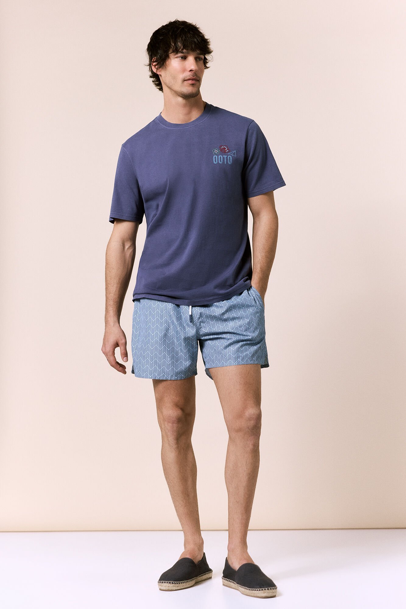 OOTO Fato de banho estampado &eacute;tnico OOTO