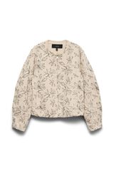 Vero Moda Casaco leve bordado Tostado
