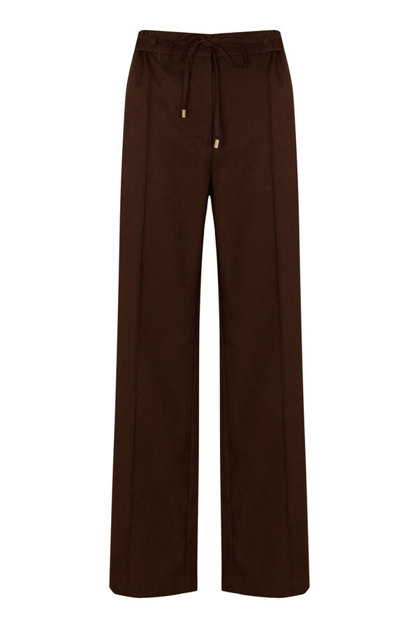 Cortefiel Cal&ccedil;as sociais com cinto Castanho