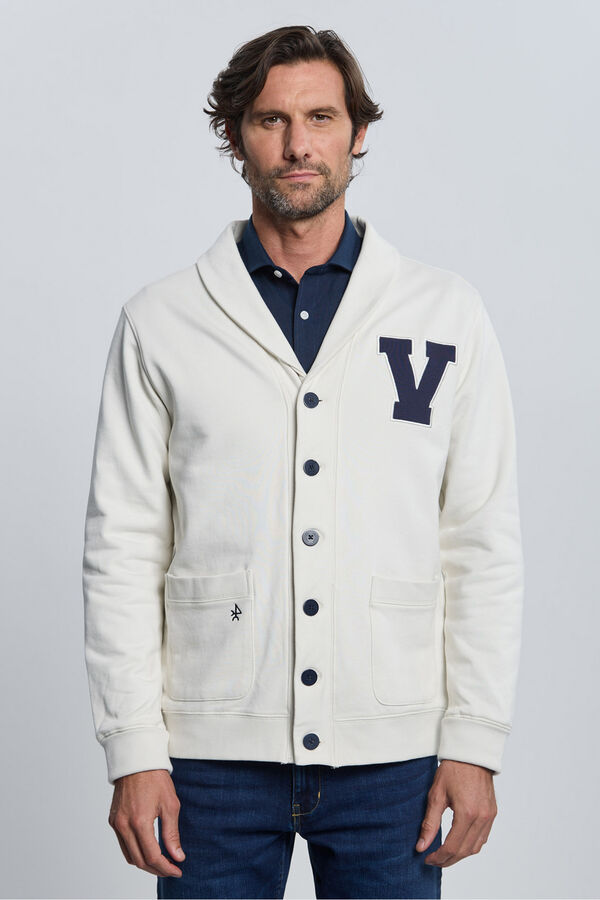 Valecuatro Sweatshirt smoking off-white Ecru