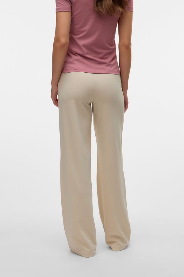Vero Moda Calça social elástica Cinzento