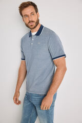 Jack & Jones Polo em piqu&eacute; regular fit Azul