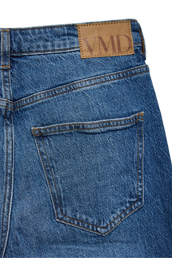 Vero Moda Curve Calça jeans larga tamanho grande Azul