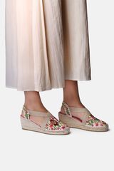 Toni Pons Alpercata de cunha com bordados Multicolorido