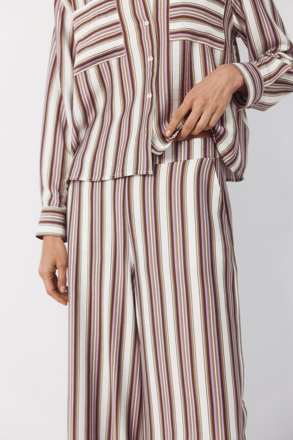 Cortefiel Cal&ccedil;as riscas Multicolorido