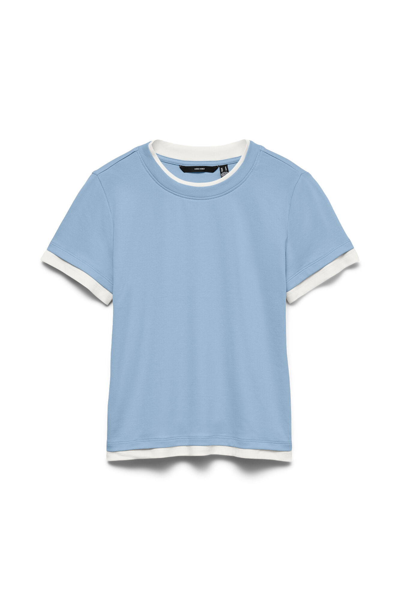 Vero Moda T-shirt de manga curta dupla camada