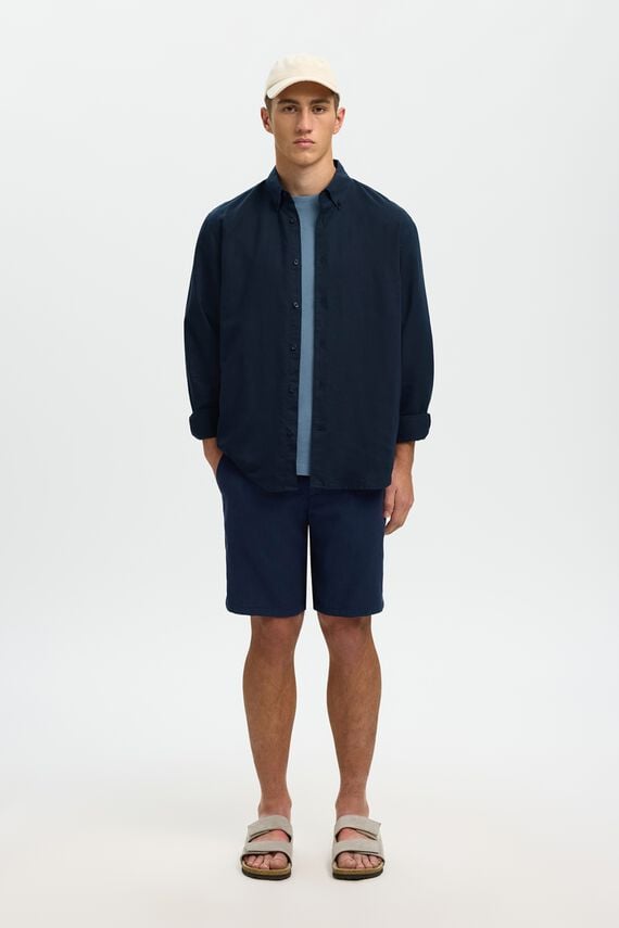 Camisa mezcla lino