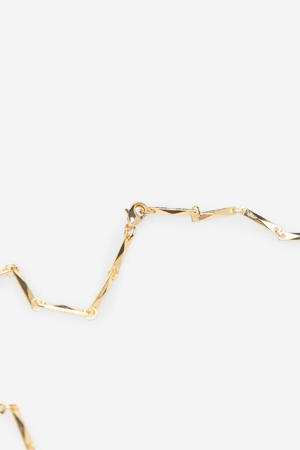 Cortefiel Collar largo p&eacute;talo Amarillo